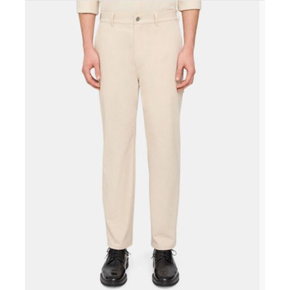 Theory Women's Carpenter Pant Sand Neoteric Twill Pants NWT 298 Sz 28